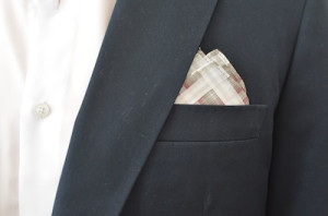 Grey Handkerchief With Pattern