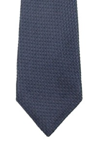 Kent Wang Steel Blue Grenadine Tie
