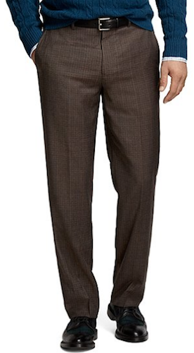 Brooks Brothers Brown Tic with Rust Deco Pants