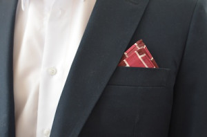 Red Handkerchief With Pattern