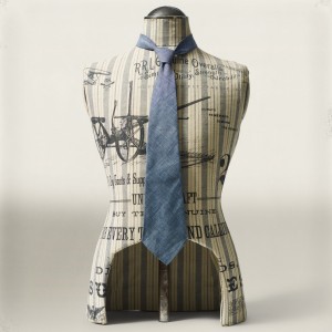 Ralph Lauren RRL Chambray Cotton Tie