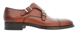 howard yount brown double monk strap