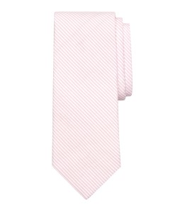 Brooks Brothers Cotton Seersucker Stripe Tie