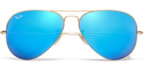 ray-ban with blue lenses