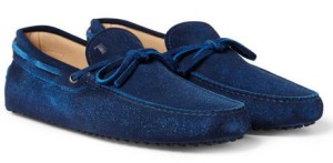 tods suede driving shoes