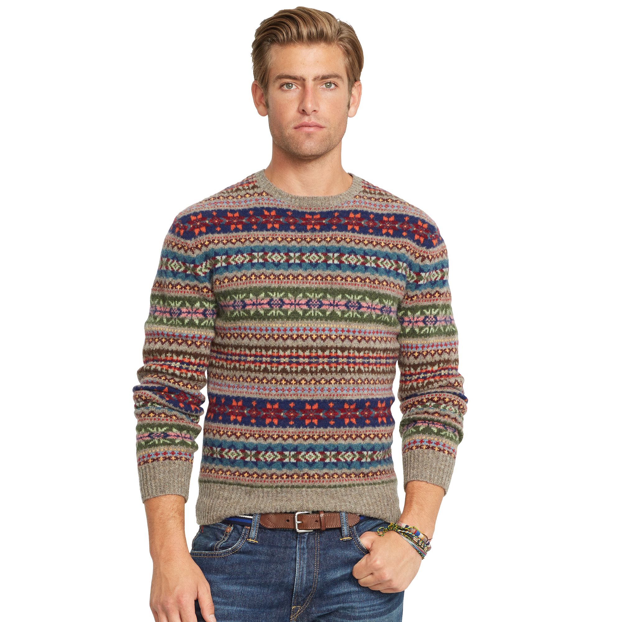 Ralph Lauren Fair Isle Wool Sweater